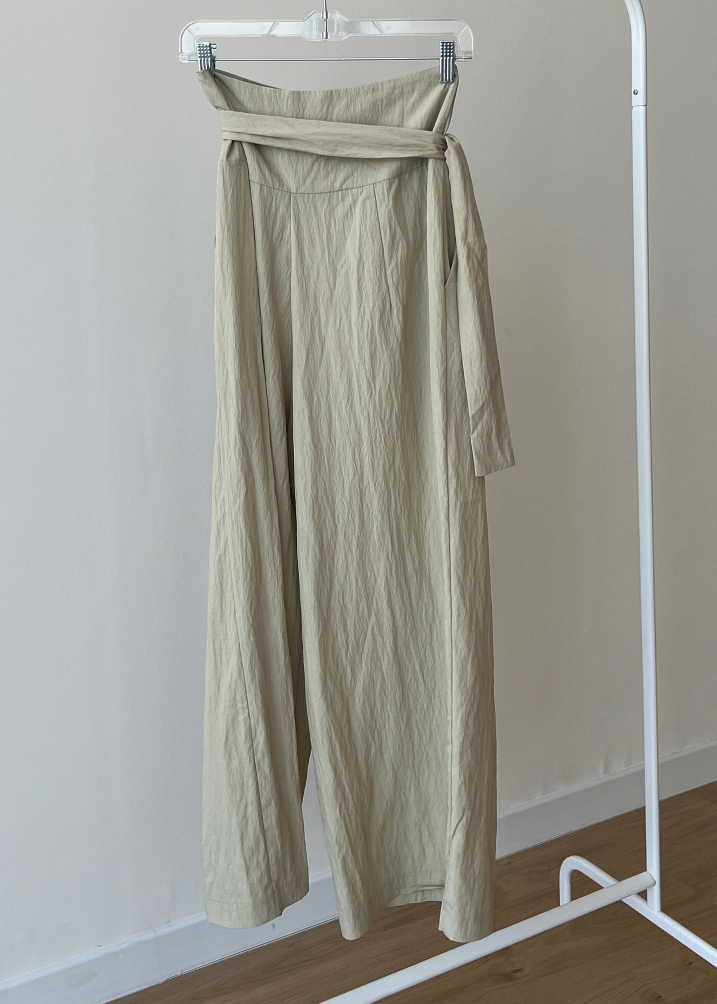 Khaki Wrap Pants