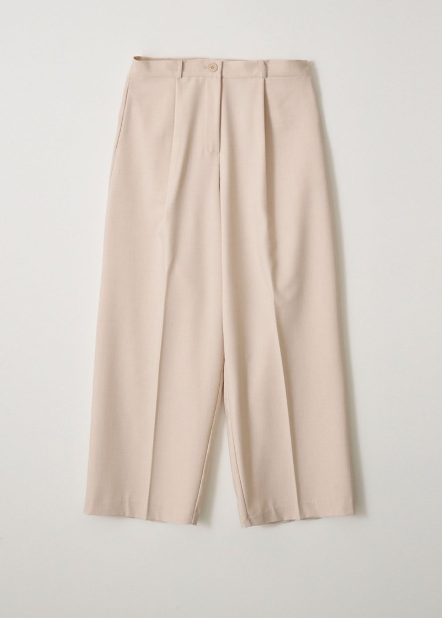 Beige High Waisted Pants