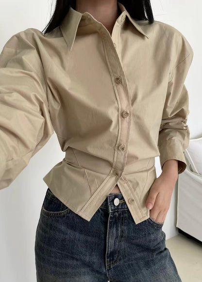 Mira Shirt – Beige