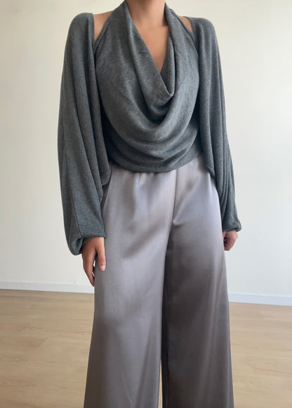 Nara Knit Set - Dark Grey