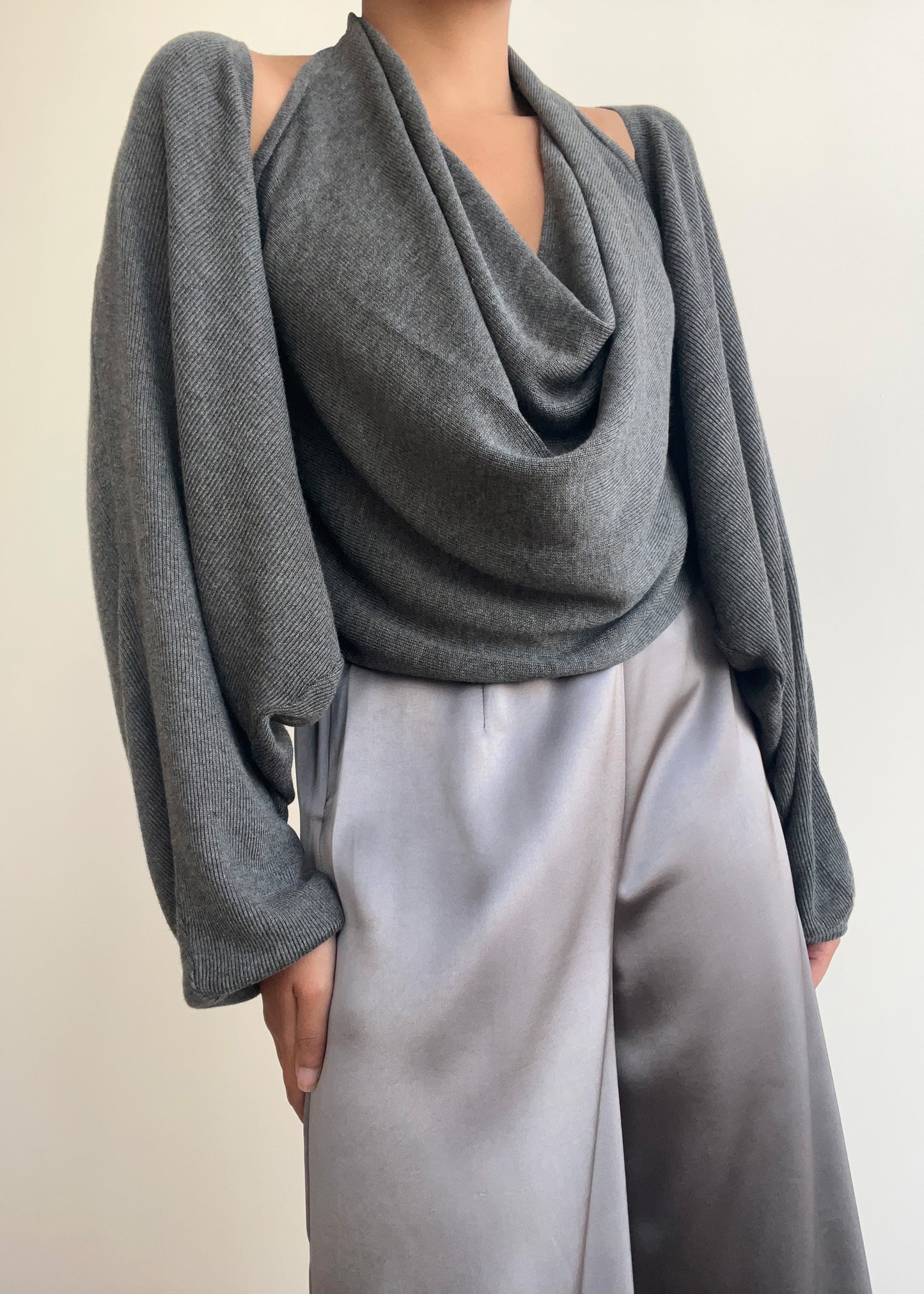 Nara Knit Set - Dark Grey