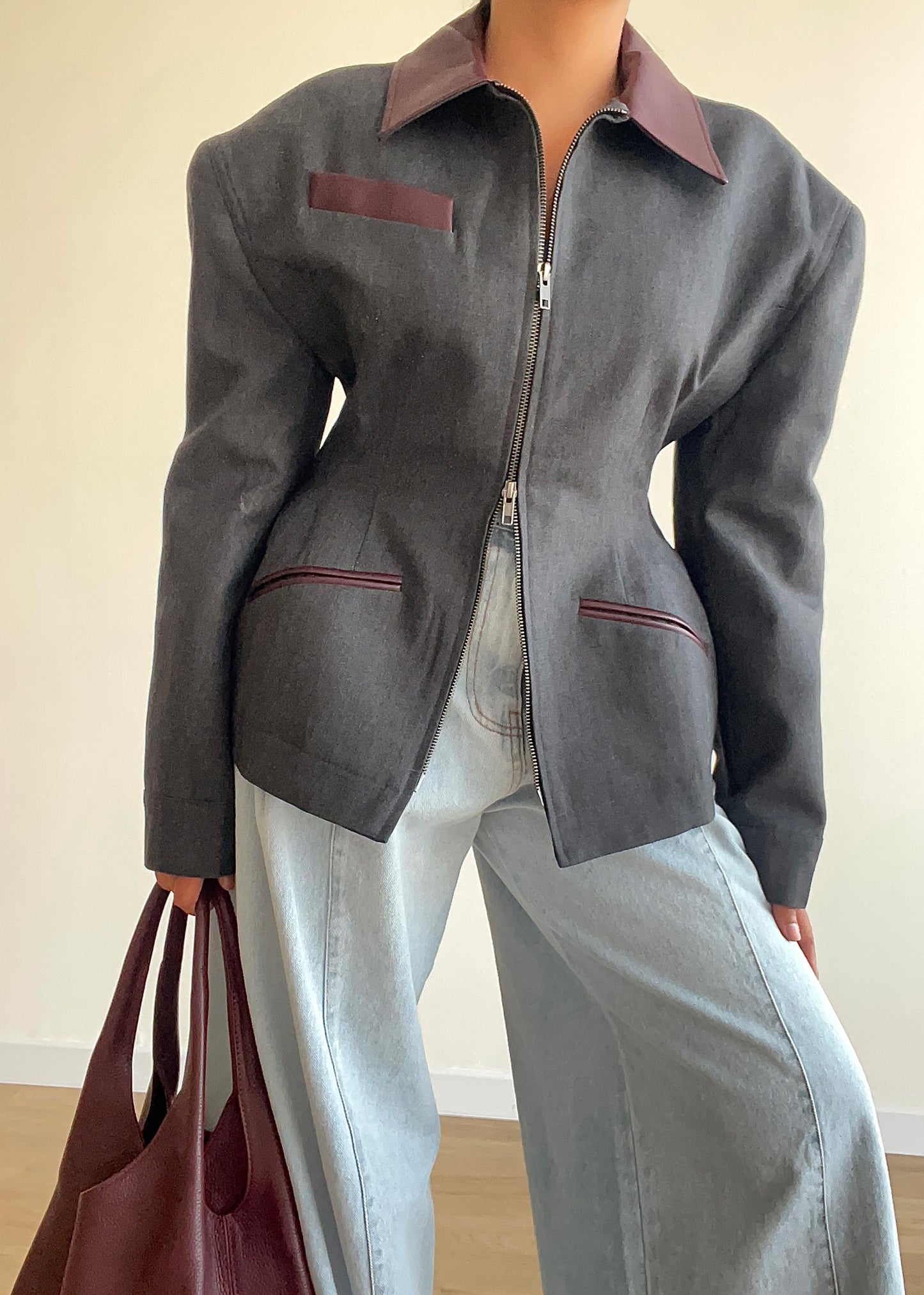 Ana Jacket – Charcoal