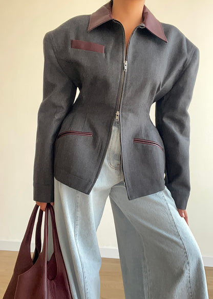 Ana Jacket – Charcoal