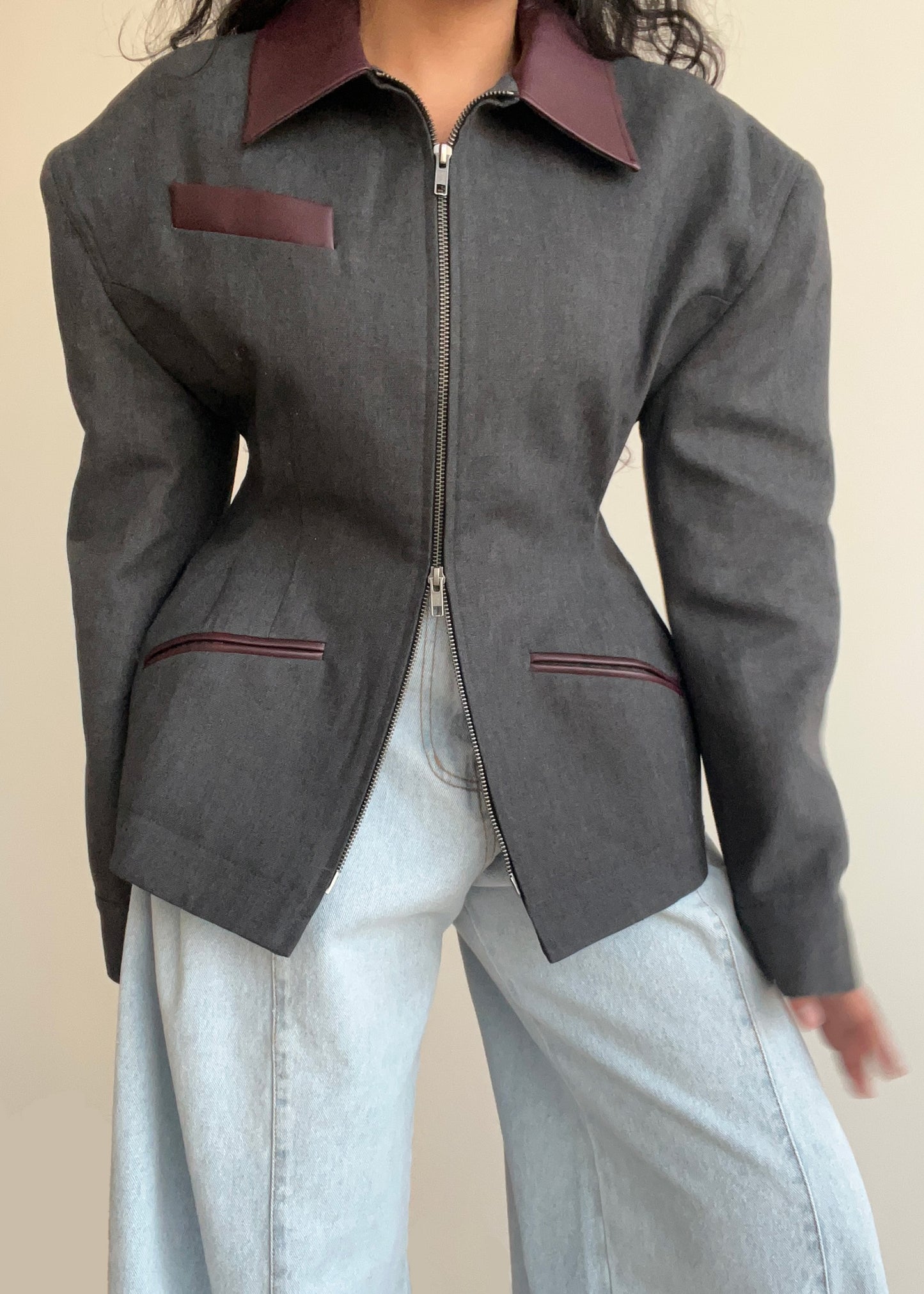 Ana Jacket – Charcoal