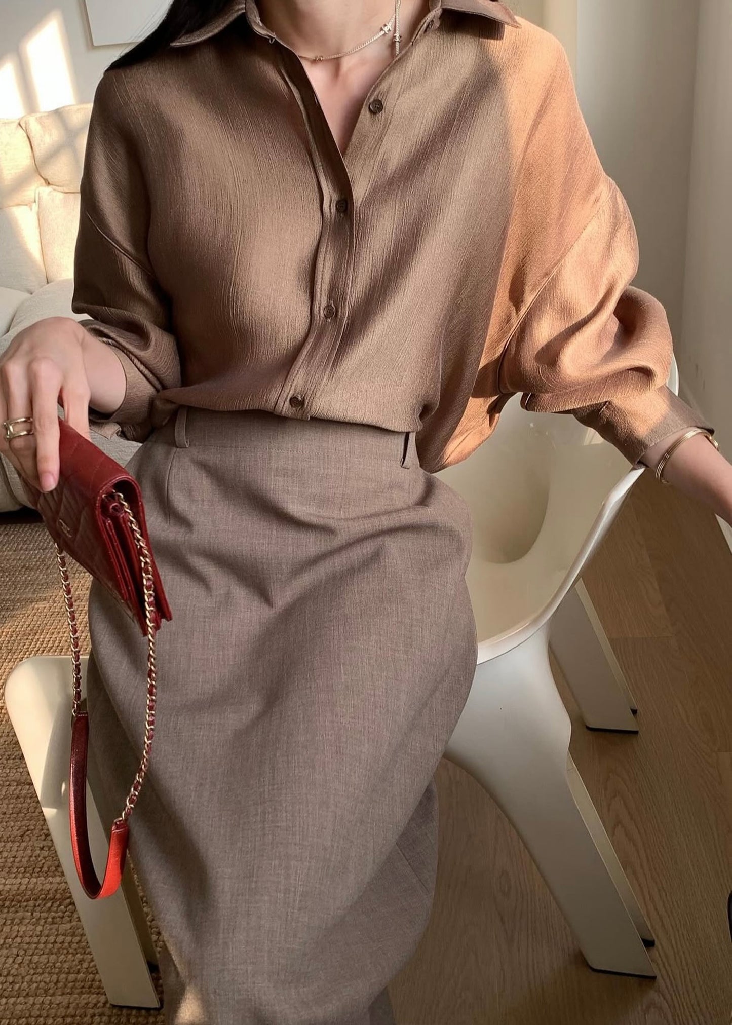 Ember Blouse – Brown