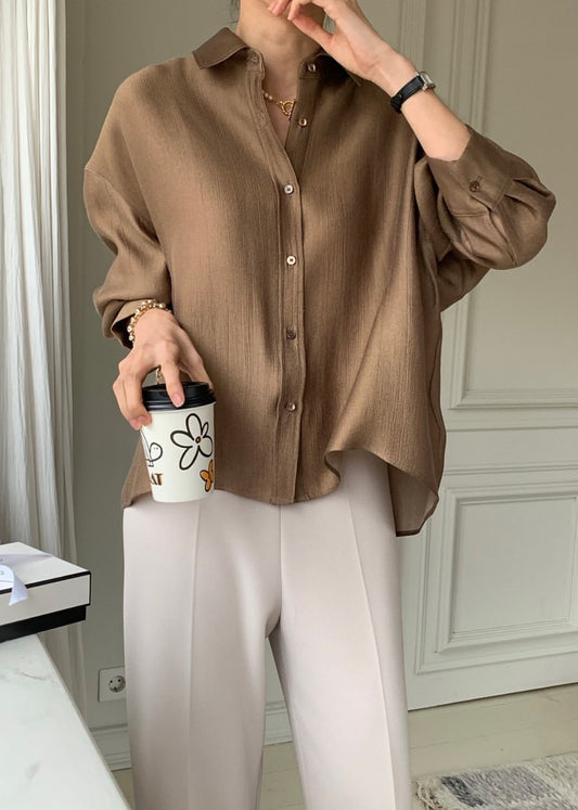 Ember Blouse – Brown