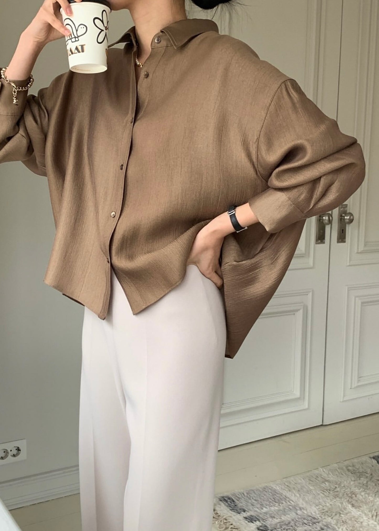Ember Blouse – Brown