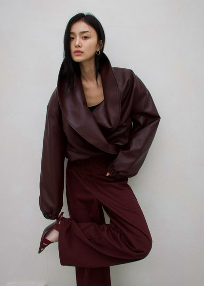 Alayah Jacket - Burgundy (Pre-order)