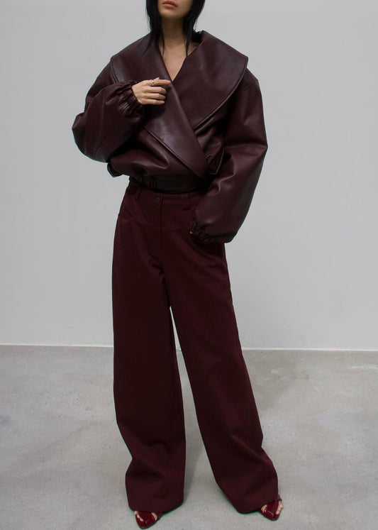 Alayah Jacket - Burgundy