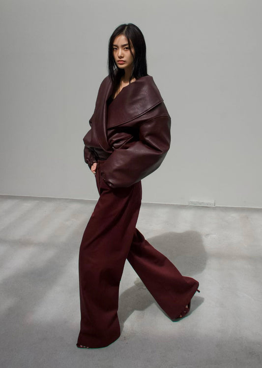 Alayah Jacket - Burgundy (Pre-order)