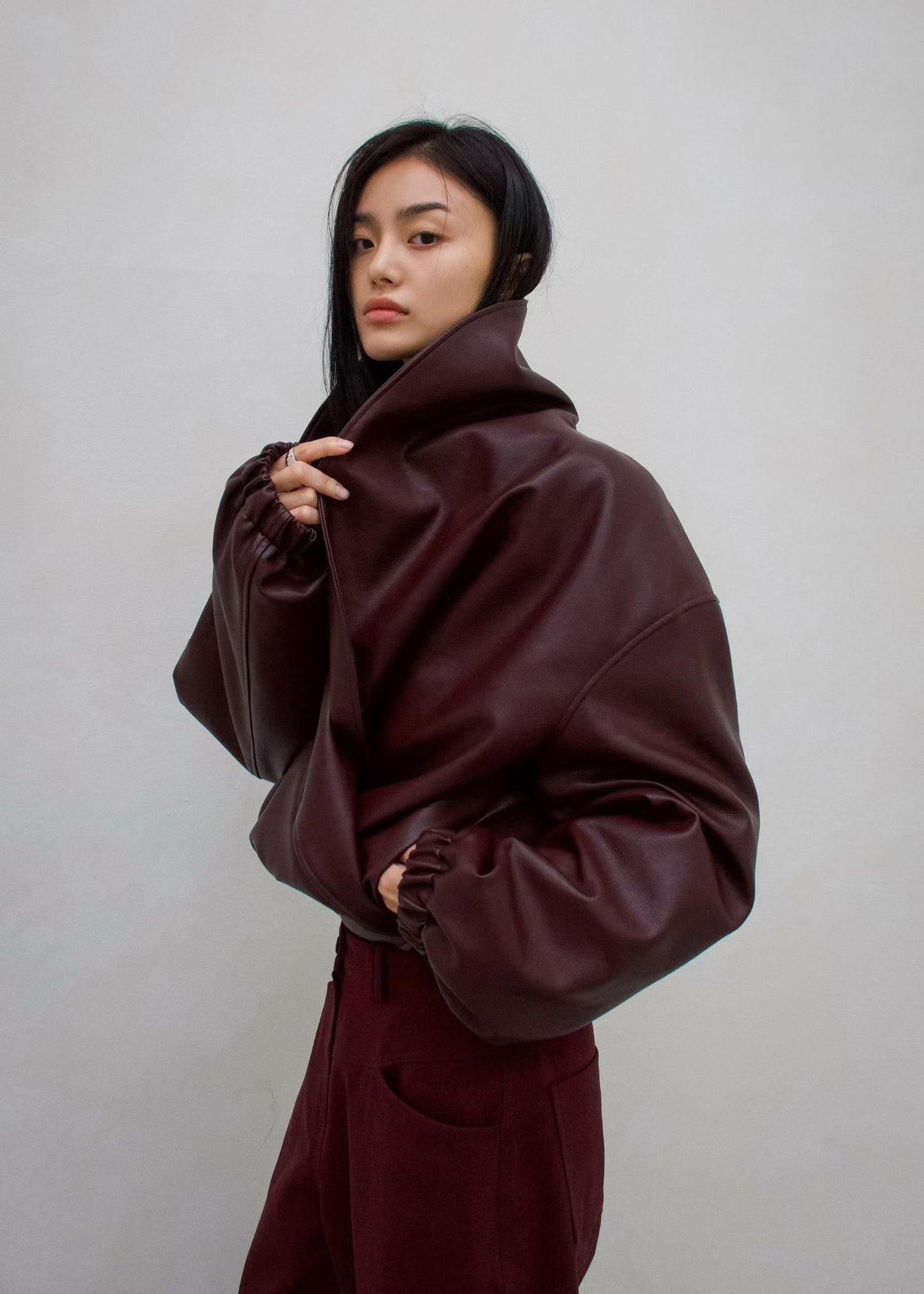 Alayah Jacket - Burgundy (Pre-order)