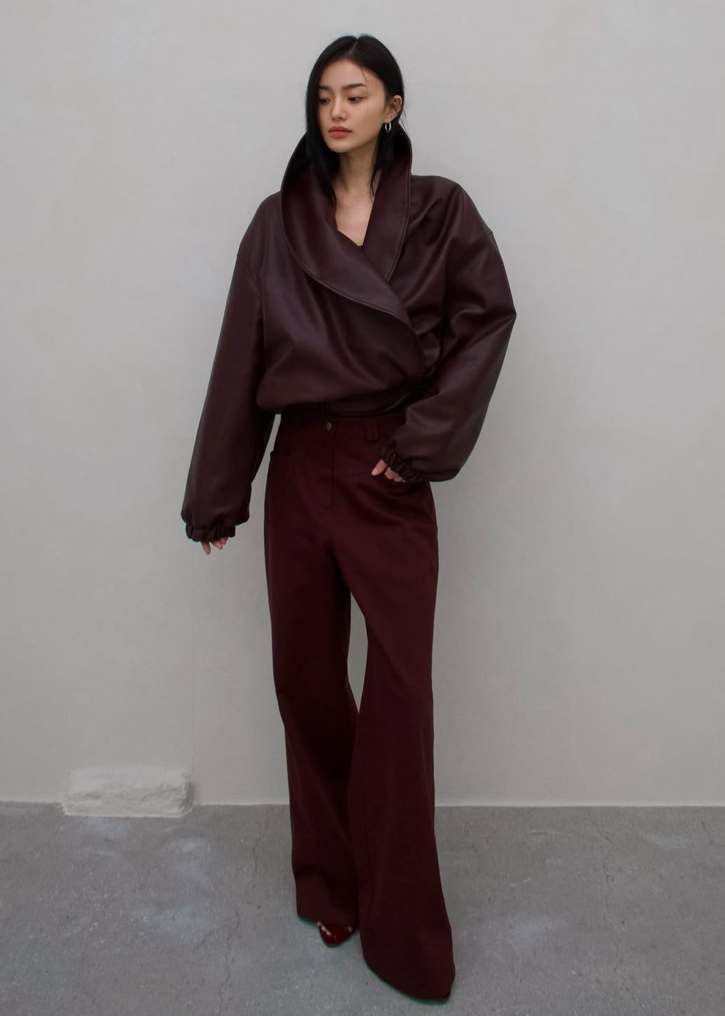 Alayah Jacket - Burgundy (Pre-order)