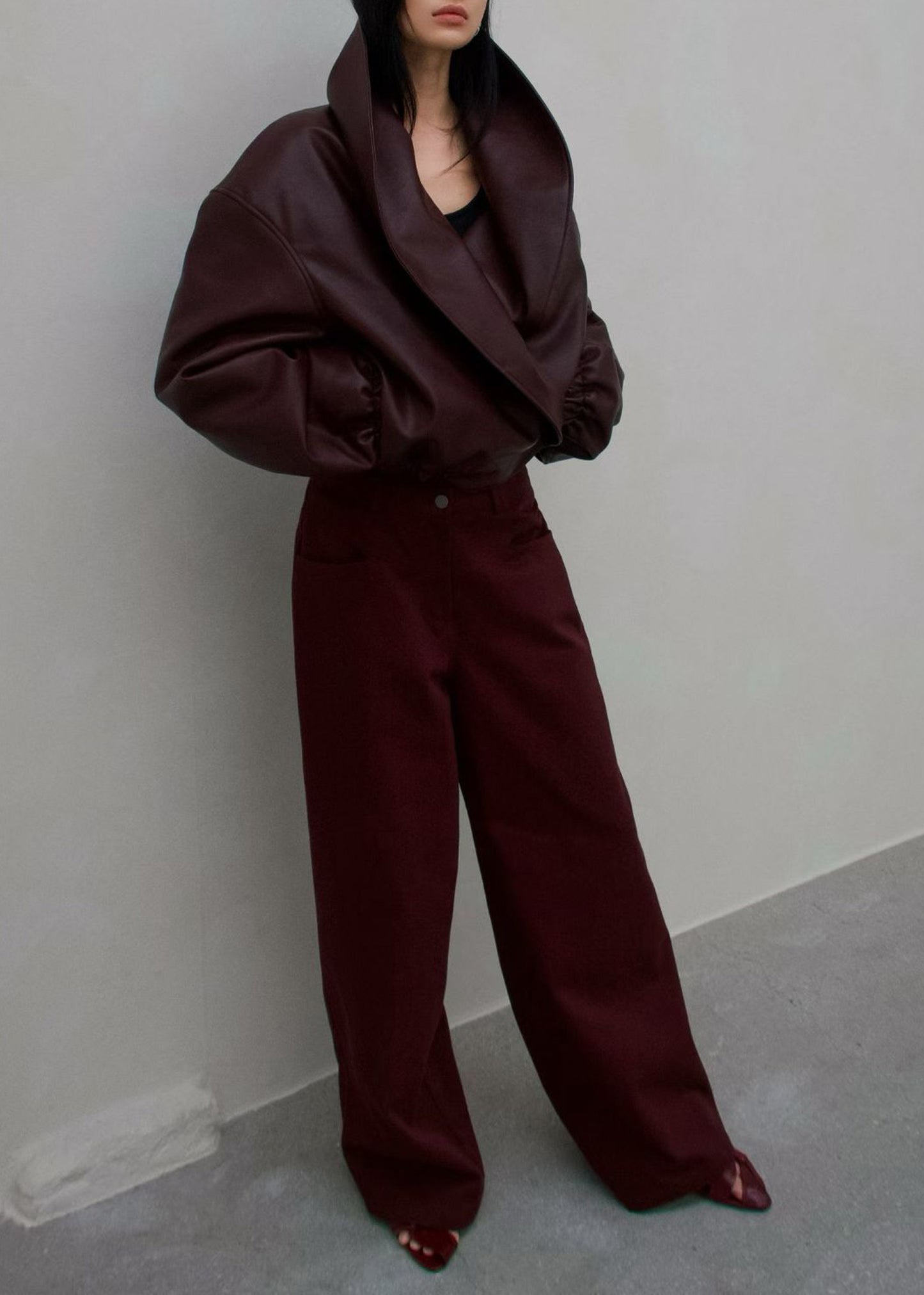 Alayah Jacket - Burgundy (Pre-order)